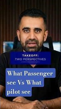 ✈️ What the Passenger Sees vs What the Pilot Sees | Takeoff Science Explained