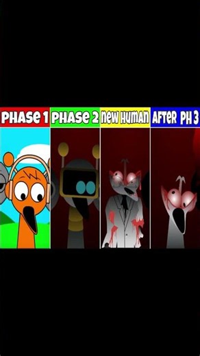 Sprunki Phase1,Phase2 &New Human All Repeat and Swap After Phase 3 #sprunki #sprunkimod #incredibox