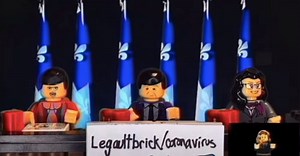 Here's what François Legault's press conference looks like in Lego form | News
