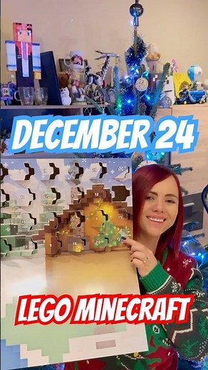 És... VÉGE!🎅🏻Boldog Karácsonyt! - LEGO Minecraft Adventi Kalendárium -December 24 #lego #minecraft