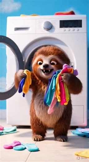 This Got Out of Control FAST… 🦥😳 funny sloth videos i believe i can fly