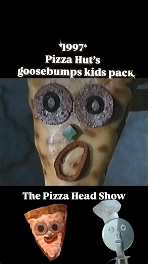 @a90slife on Instagram: "“Pizza Head Gets Goosebumps,” episode for Pizza Hut commercial. 1997. . . . . . . . . . . . . . . . #pizzahut #pizzahead #goosebumps #90sfood #90s #90skid #90sbaby #90saesthetic #90sthrowback #90sads #90scommercial #throwback #nostalgia #nostalgic #childhood #90svintage #kidstv #retro #vintage #millenial #90srewind #memoryunlocked #90stv #80sbaby #80skid #a90slife"