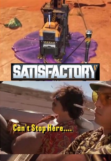 Building a Unique Train Line in Satisfactory Game