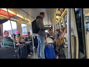 The AirTrain at JFK Airport #jfk #airtrain