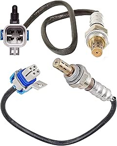 Dropwater 1 Pair Upper and Lower Oxygen O2 Sensors Replacement for Chevy 2008-2011 Impala,2008-2012 Malibu V6 3.5L,Replaces#234-4668 234-4254,Set of 2pcs