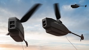 3D Render Black Hornet 2 PRS PD 100 Nano UAV Micro Drone 3D model