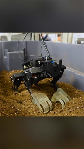 Who will dig their way to victory? 👀 Five teams of Lab engineers competed to build the ultimate hole-digging robot dog in a recent engineering sprint. See the winning team in part 2! | Los Alamos National Laboratory