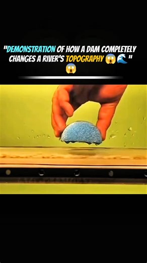 SCIENCE | FACTS | EXPALIN on Instagram: "“Ever wondered what happens when you block a river’s flow? 🌊 Watch how a dam reshapes the entire landscape! 😳🏞️ (add dramatic nature sound + time-lapse effect)” A dam doesn’t just stop water—it redefines nature. From carving new valleys to forming massive reservoirs, this demo shows how one structure can transform a river’s entire topography. 💧⚙️ Would you call this engineering genius or nature’s disruption? 🤔 #facts #knowledge #didyouknow #innovatio