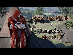 Crimson Desert - Sword and Shield + Longsword Move List