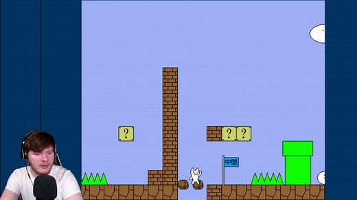 I'm done with this game. Full video on my YouTube channel! Check it out? Link in bio! #rage#catmario#funny#gaming#funnymoments#xyzbca#memes