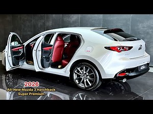 New Arrival! The New 2026! Mazda 3 Hatchback Premium - New Technology Exterior and Interior