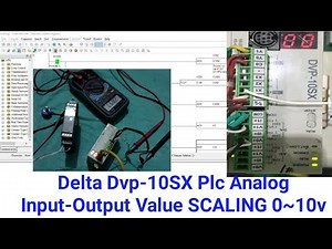 Delta Dvp-10SX Plc Analog Input-Output Value SCALING 0~10v