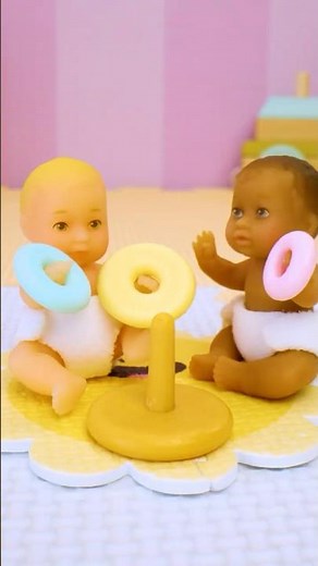Naptime is over! 👁️👁️ These Real Babies are ready to play 👶 #Miniverse