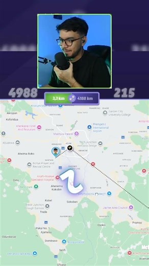 UNA DE LAS MEJORES PARTIDAS QUE HE TENIDO #geoguessr #gameplay #Gaming #streamer #shorts