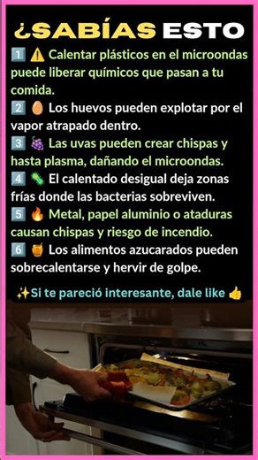 6 ERRORES PELIGROSOS CON EL MICROONDAS QUE NADIE TE DICE ⚠️🍽️