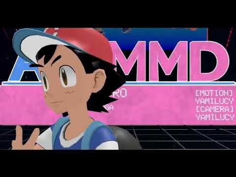 ash ketchum alejandro (mmd dance vrchat)