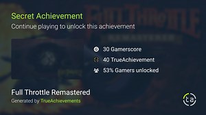 Hard Tale achievement in Full Throttle Remastered