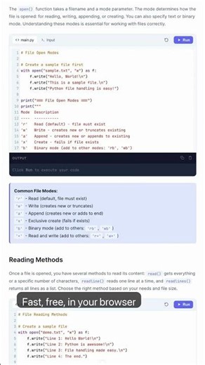 Python Reading Files - open(), read(), readline(), readlines() — in 30 seconds #Math #STEM