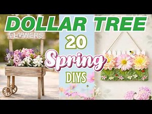 20 MORE Gorgeous Spring Dollar Tree DIYs That Look Expensive