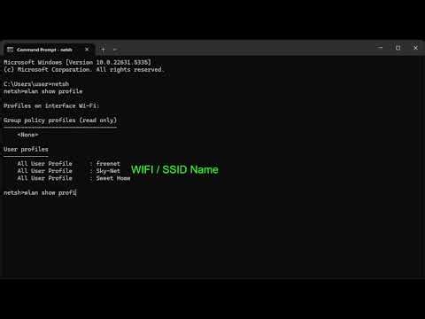 How to find the Wifi password under 2 minutes using cmd