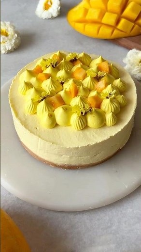 A no-bake mango cheesecake that’s creamy, fruity, and summer-perfect!