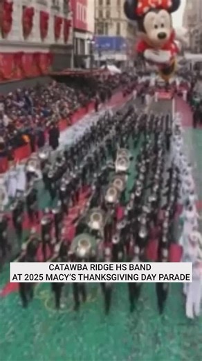 Check this out! The Catawba Ridge HS band from Fort Mill, SC, paid tribute to a cult classic Christmas film during the 2025 Macy’s Thanksgiving Day Parade! | WCNC Charlotte