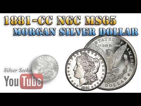 1881-CC Morgan Silver Dollar - NGC MS65