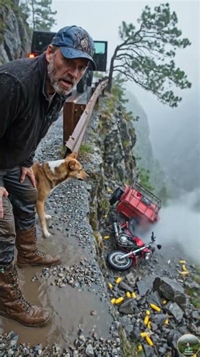 Smart Dog Saved a Man’s Life in the Storm… What Happened Next Shocked Everyone 🌧️ #dog #cutedog