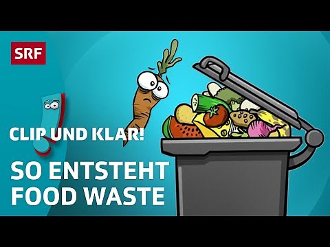 Was ist Food Waste? | SRF Kids – Clip und klar! | Für Kinder erklärt