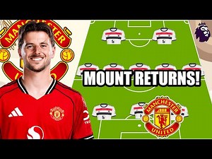 MOUNT STARTS! 🔥 Amorim’s Tricky Man United Lineup vs Tottenham | EPL 2025/26