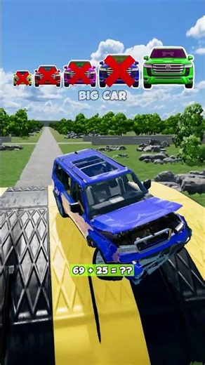 Big & Small Cars vs Speed Bumper