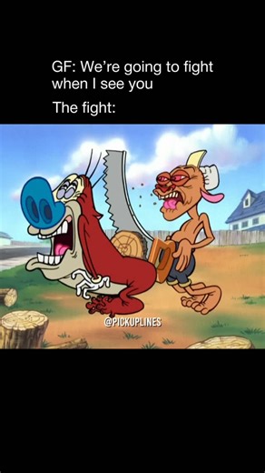 🥵 Interesting fact: Ren & Stimpy “Adult Party Cartoon” (2003) was a revival of the original series, but aimed strictly at adult audiences. Unlike the 90s Nickelodeon version, this reboot removed censorship limits and leaned heavily into darker, more explicit humor. What makes it controversial is the tonal shift. While the original already pushed boundaries with gross-out and surreal comedy, Adult Party Cartoon amplified it—resulting | Pickuplines & Memes