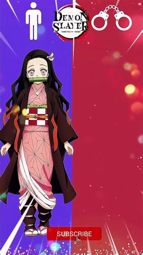 Demon Slayer Characters Cuffed Mode part 3! #demonslayer #anime #viral #manga