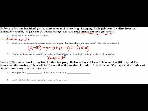Algebriac Test review answer video