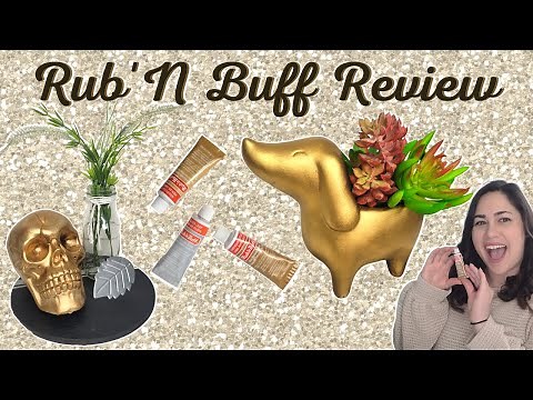 Rub'N Buff Review | How well does Rub'n Buff work? | Metal, Wood, Plastic, Ceramic & Fabric