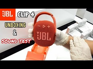 JBL Clip 4 | Unboxing & Bass Sound Test! ❤