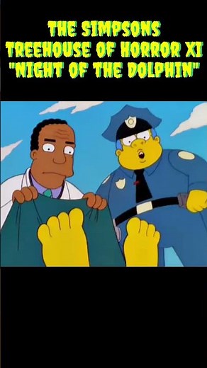 The Simpsons Treehouse of Horror XI "Night of the Dolphin" Killer Dolphin Plague Sweeps Springfield
