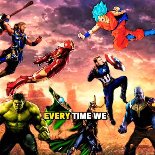 Dragon Ball vs Marvel | Vishnu Vardhan Animeverse