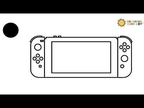 Learn to Draw a Nintendo Switch | Painting| Kids Art
