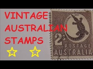 Vintage Australian Stamps 1856 - 1960 #philately #stamps #philatelic