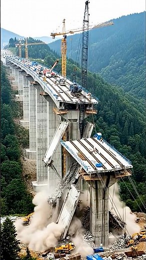 🚧Massive Engineering Marvel Turned into a Disastrous Collapse #BridgeCollapse #DisasterVideo