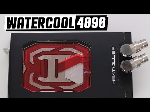 Watercool Heatkiller RTX 4090 Founders Edition Water Block - Install & Test