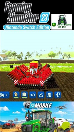 🚜 Perfect Seeding in FS23 Mobile 🌾 | #shorts #viral