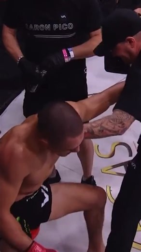 Aaron Pico was asking his corner to pop his arm back into place before the fight was stopped 😲 #Bellator286 (via Bellator MMA) | ESPN MMA