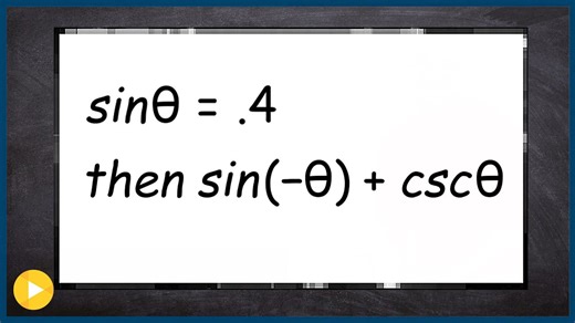 Evaluate trig functions using identities