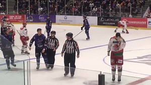 Quick one In tonights Glasgow Clan vs Cardiff Devils game - Zack FitzGerald vs Mark Louis EIHL fight 12-1-19 Thanks to Craig Robertson | Hockey Fights UK