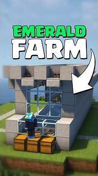 Minecraft Tutorial | Emerald Farm ( Java 1.21 ) ♻️ #shorts #minecraft