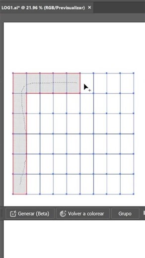 ¡LOGOS PERFECTOS! 📐 Cómo usar la cuadrícula en Illustrator paso a paso