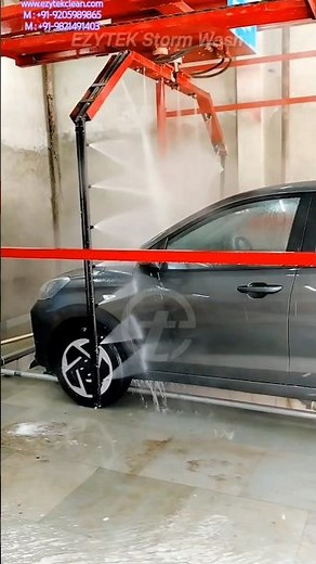 EZYTEK Automatic car Strom Wash Plant with Fixed nozzles Underbody Washer & Auto Jet-Foam-Wax Cycle
