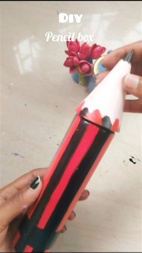 Diy Pencil Box 😱#pencilbox #diy #craft #bottlecraft #handmade #shorts #trending #diypencilbox
